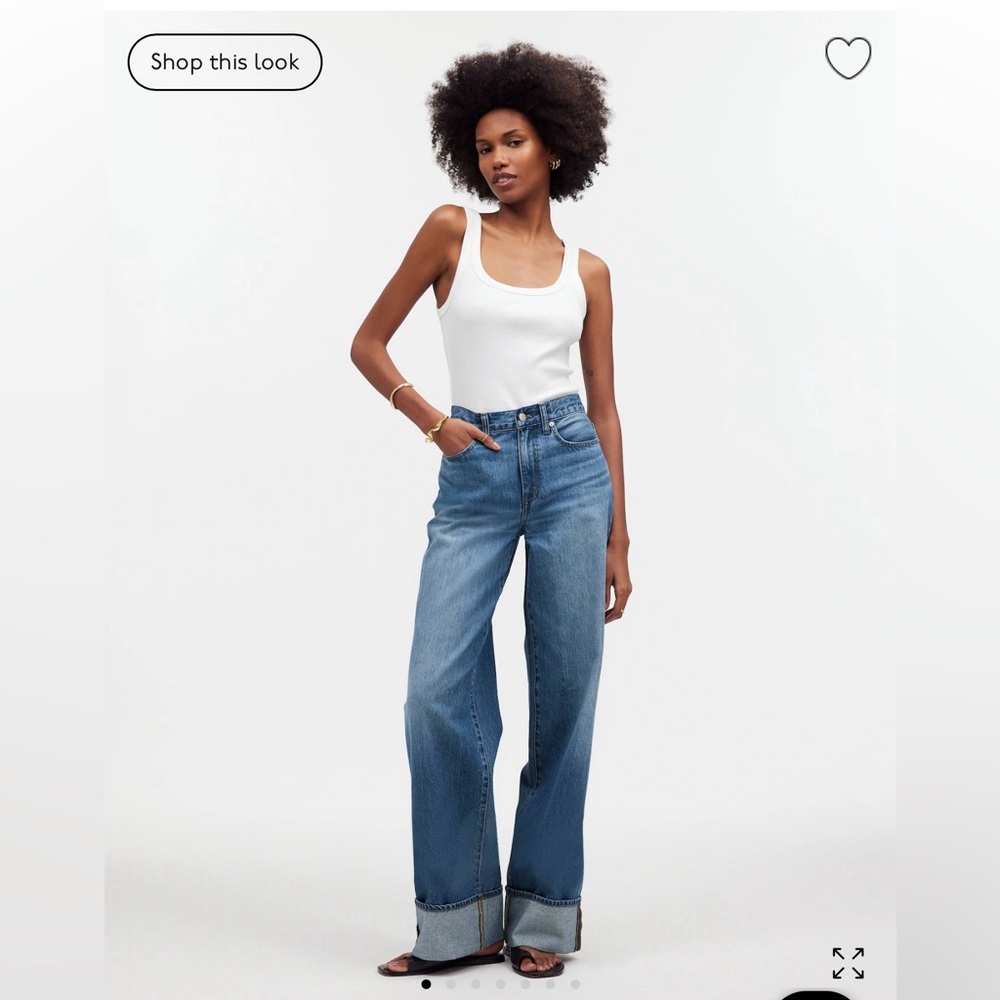 Brand new!!! Madewell wide leg Jeans